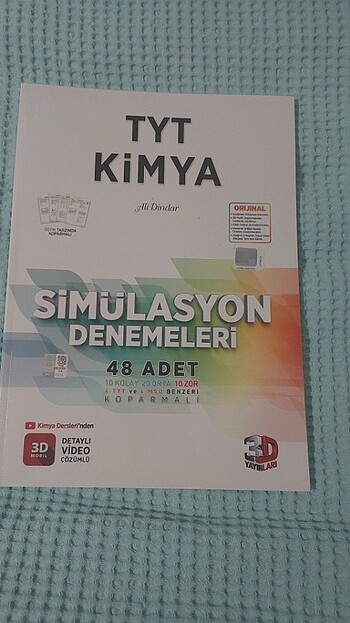 3D Yayınları TYT Kimya Simülasyon Denemeleri 