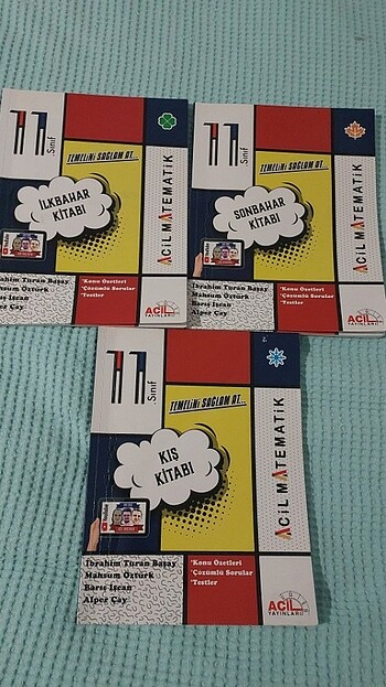 Acil Yayınları 11.Sınıf Matematik İlkbahar, Sonbahar, Kış Kita