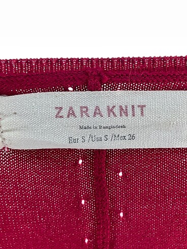 s Beden kırmızı Renk Zara Hırka %70 İndirimli.