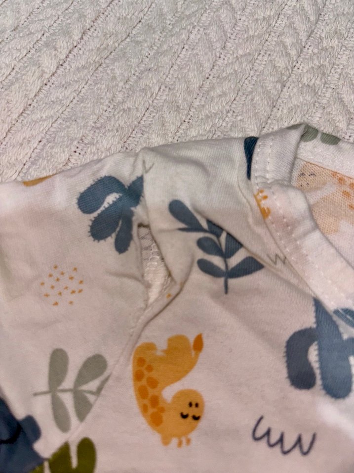 Kısa Kollu Pamuklu Bebek Tulum - Görsel 2