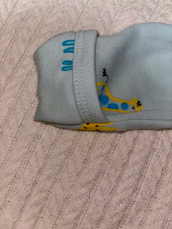 Mavi Desenli Bebek Tulum, Uzun Kollu - Görsel 2