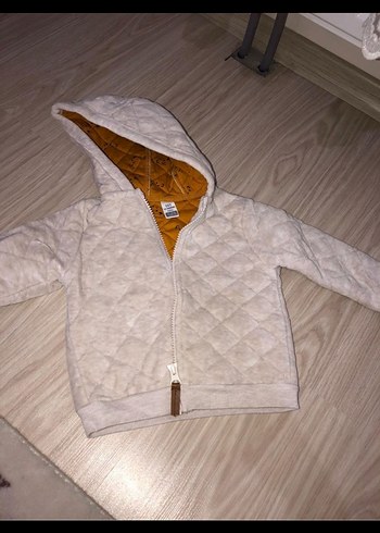 Kapüşonlu Erkek Çocuk Montu, Fermuarlı, Gri - Görsel 3