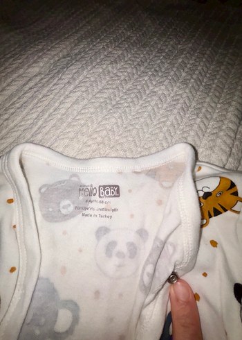 Uzun Kollu Baskılı Bebek Tulum - Görsel 4