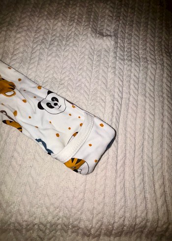 Uzun Kollu Baskılı Bebek Tulum - Görsel 5