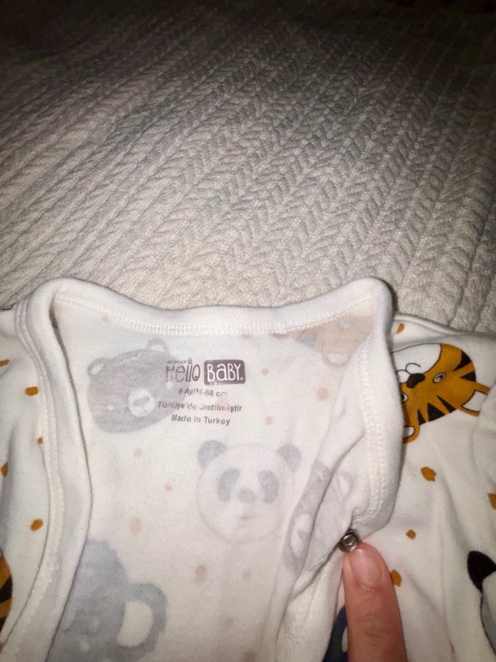 Uzun Kollu Baskılı Bebek Tulum - Görsel 4