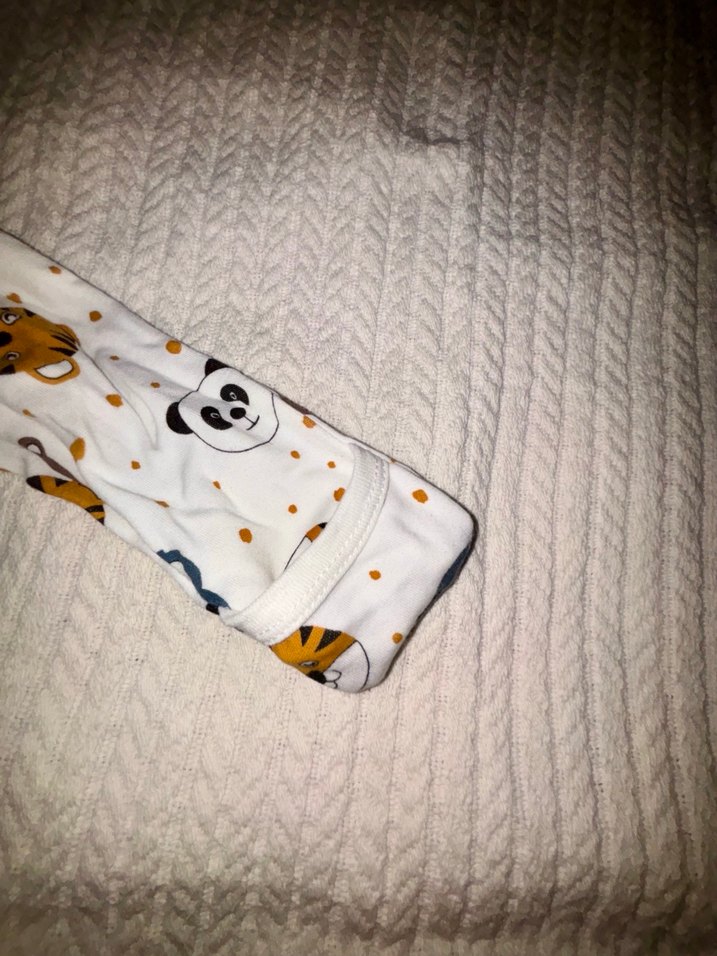 Uzun Kollu Baskılı Bebek Tulum - Görsel 5