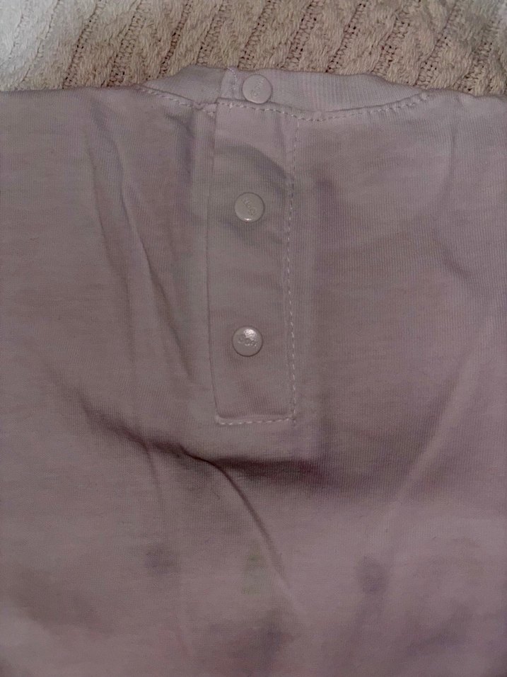 Gri Zebra Desenli Kısa Kollu Bebek Tulum - Görsel 3