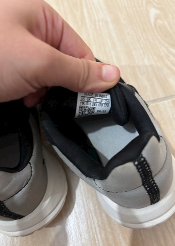 Erkek Çocuk Siyah Cırtlı Sneakers - Görsel 5