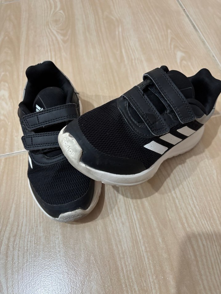 Erkek Çocuk Siyah Cırtlı Sneakers - Görsel 2