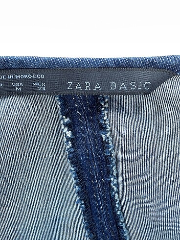 m Beden mavi Renk Zara Kısa Elbise %70 İndirimli.