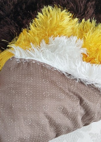 Kahverengi İşlemeli Banyo Paspası Seti - Görsel 5