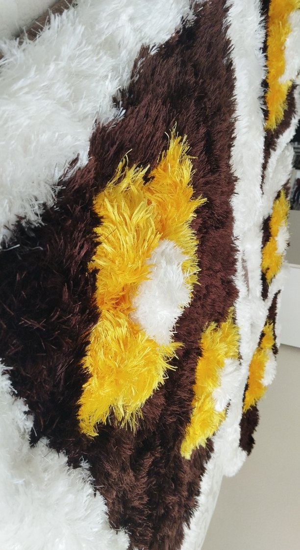 Kahverengi İşlemeli Banyo Paspası Seti - Görsel 4