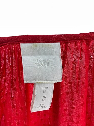 m Beden kırmızı Renk H&M Günlük Elbise %70 İndirimli.