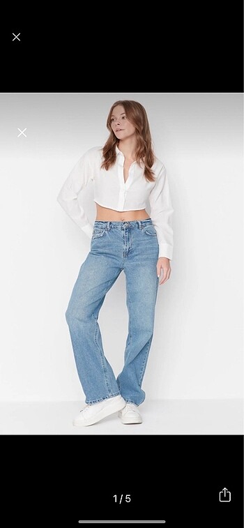 TRENDYOLMILLA WIDE LEG JEAN