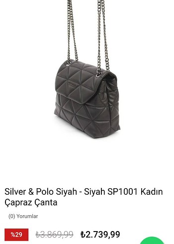 Siyah Deri Kadın Çanta - Görsel 4