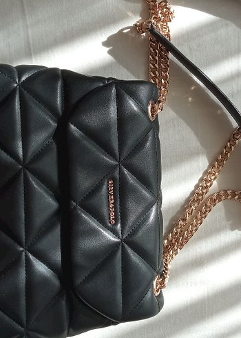 Siyah Deri Kadın Çanta - Görsel 2