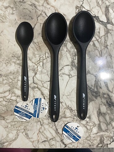 İvory silikon kaşık