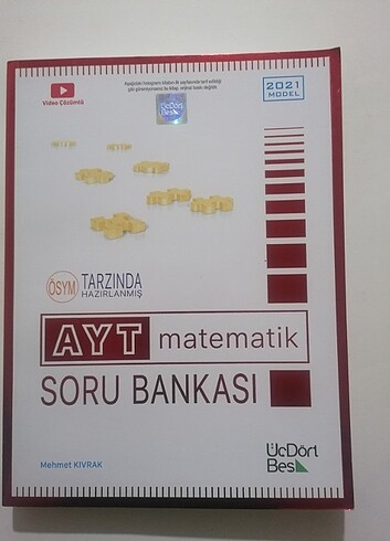 ÜÇ DÖRT BEŞ AYT MATEMATİK SORU BANKASI 