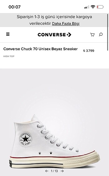 Converse CONVERSE 70 CHUCK