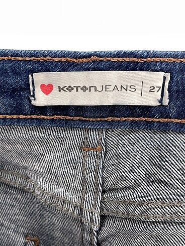 27 Beden mavi Renk Koton Jean / Kot %70 İndirimli.