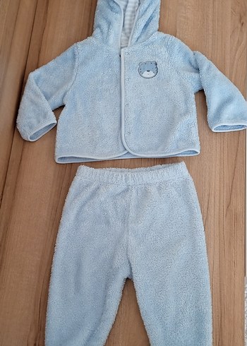 LCW Mavi Peluş Bebek Takımı - Görsel 2