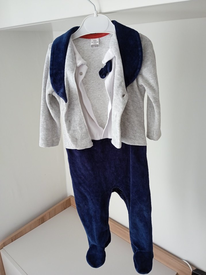 Papyonlu LCW Ayaklı Tulum 9-12 Ay - Görsel 4