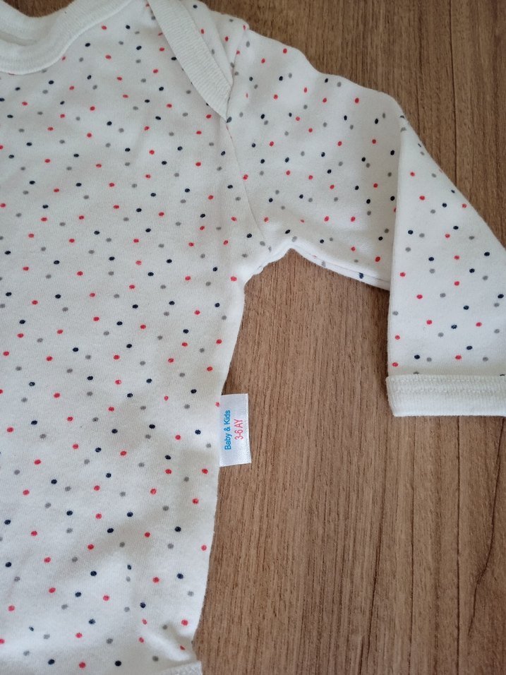 Çıtçıtlı Uzun Kollu Zıbın 3-6 Ay - Görsel 2