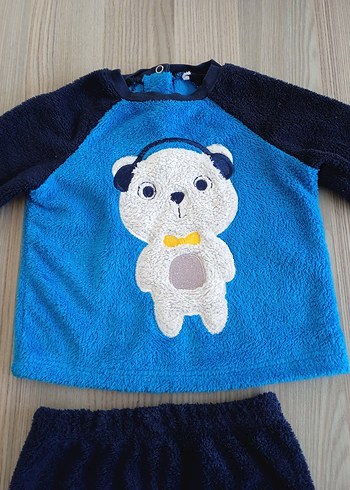 9 Ay Beden LCW Bebek Peluş Takım Ayıcık Desenli 9-12 ay