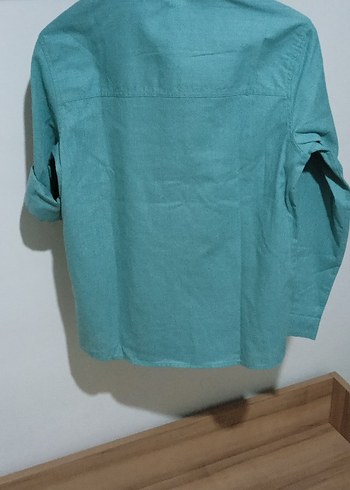 DeFacto Erkek Çocuk Keten Gömlek - Görsel 5