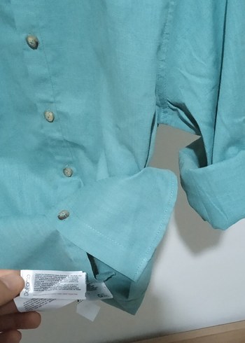 DeFacto Erkek Çocuk Keten Gömlek - Görsel 7