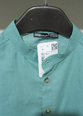 DeFacto Erkek Çocuk Keten Gömlek - Görsel 6