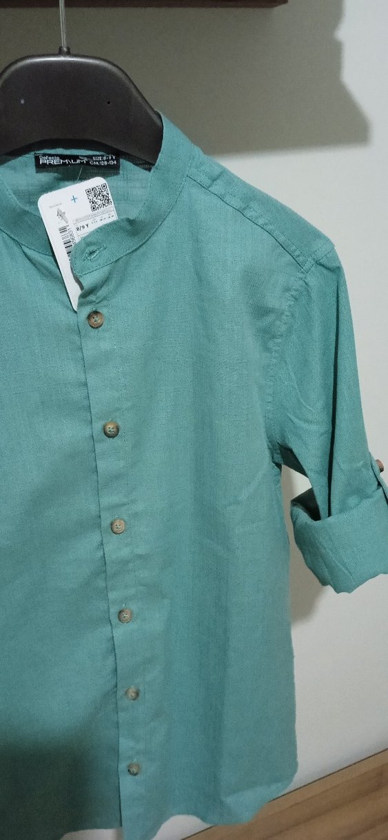 DeFacto Erkek Çocuk  Keten Gömlek - Görsel 4