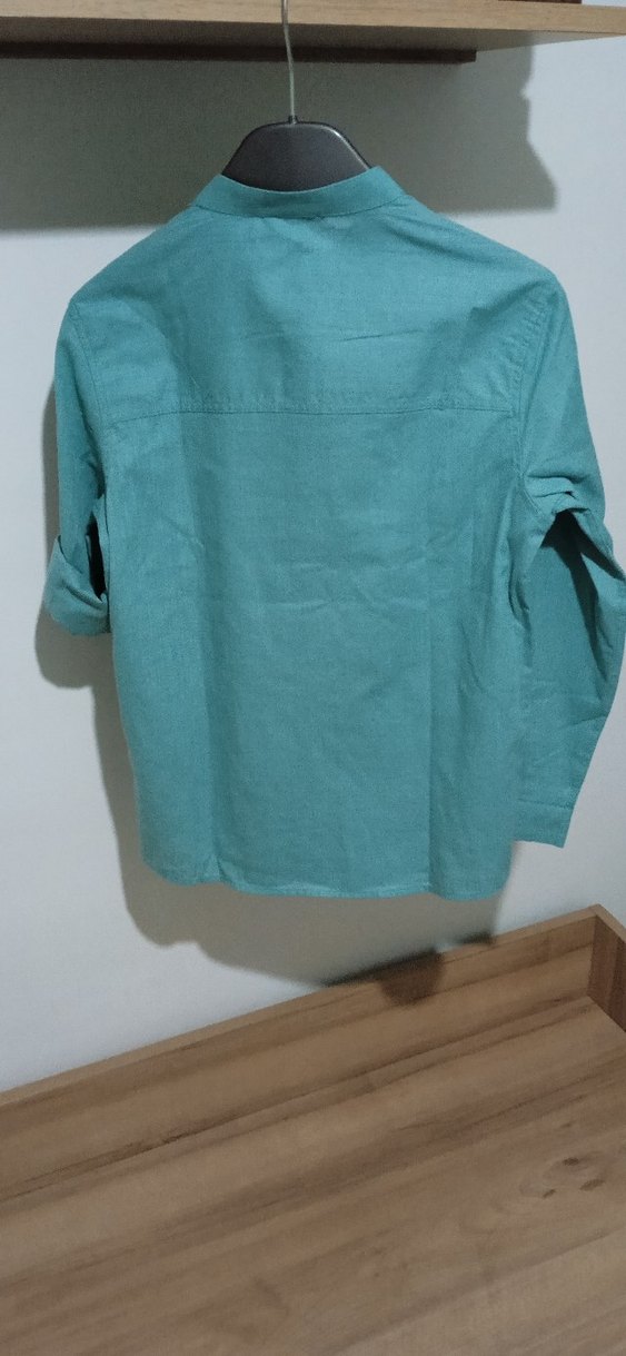 DeFacto Erkek Çocuk  Keten Gömlek - Görsel 5