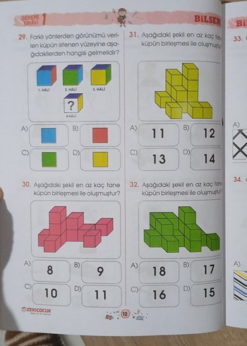 Bilsem 2. Sınıf 5'li Deneme - Görsel 3