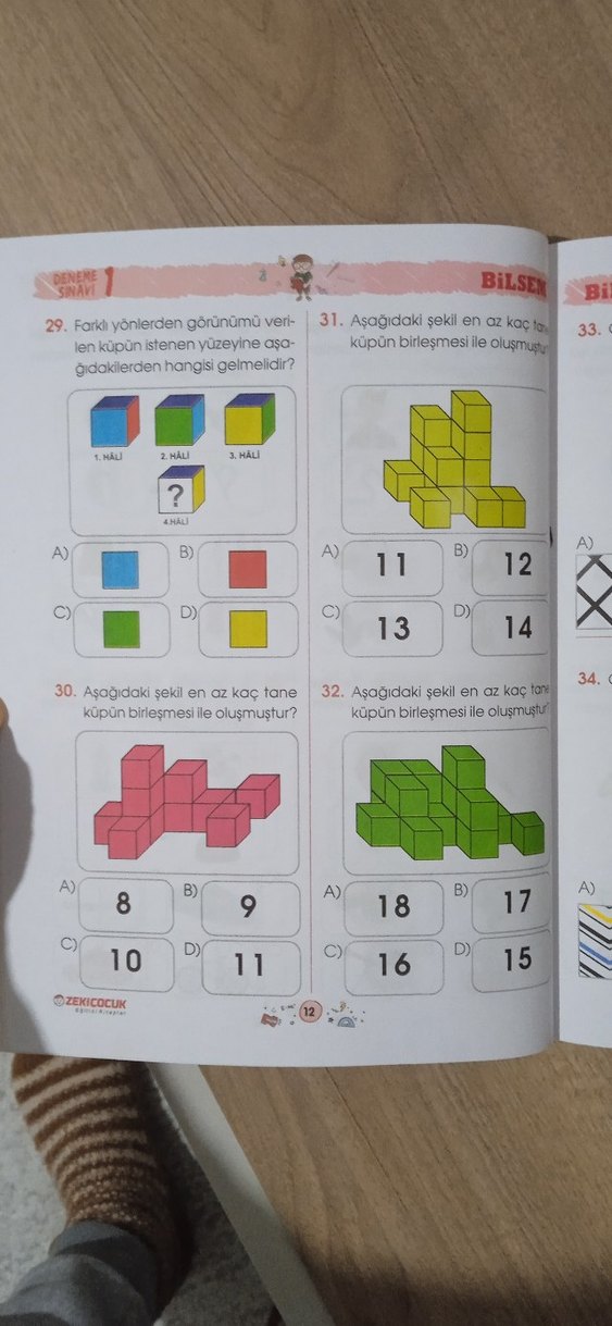 Bilsem 2. Sınıf 5'li Deneme - Görsel 3