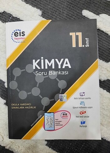 eis yayınları 11. sınıf kimya test kitabı 