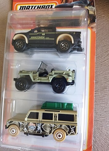  Matchbox 3'lü