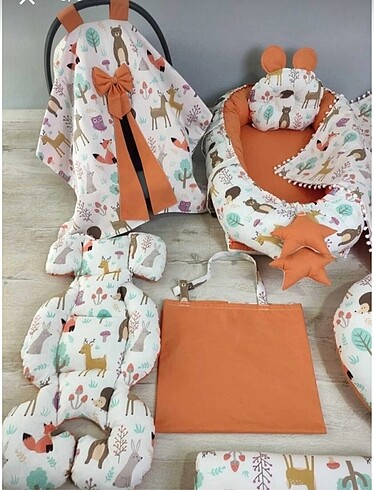 BABYNEST Sevimli Hayvanlar Desenli (MİNT YEŞİLİ)