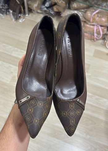 Vakko Siyah Stiletto Kadın Ayakkabı - Görsel 2