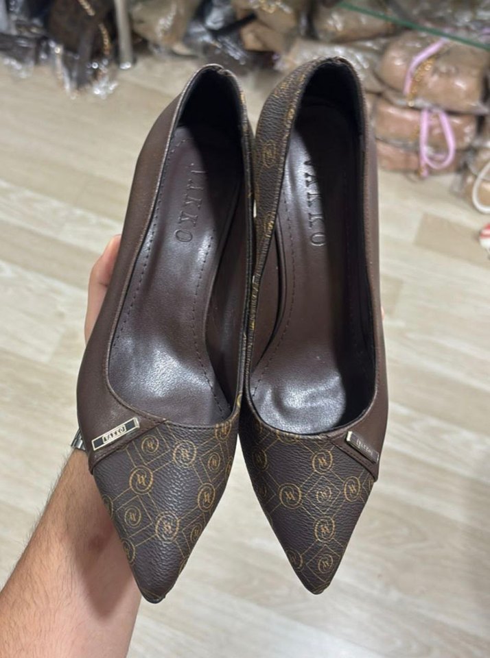 Vakko Siyah  Stiletto Kadın Ayakkabı - Görsel 2