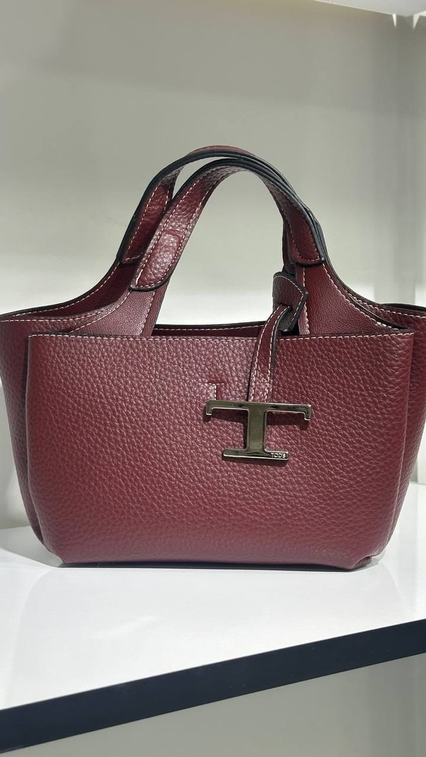 Tod's Kahverengi Deri Kadın Çanta - Görsel 3