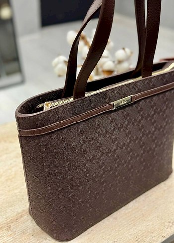 Vakko Kahverengi Deri Kadın Omuz Çantası - Görsel 2