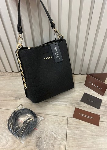 Vakko Kahverengi Deri Tokalı Kadın Çanta - Görsel 2