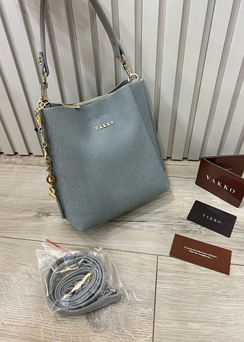 Vakko Kahverengi Deri Tokalı Kadın Çanta - Görsel 5