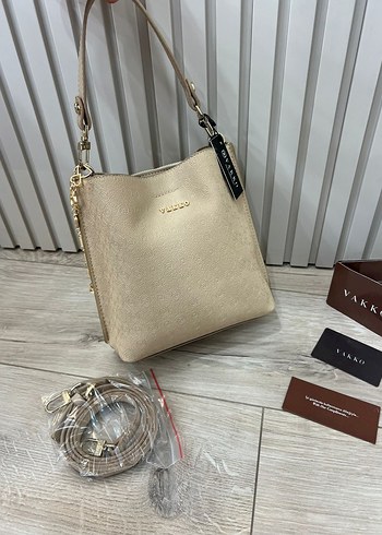 Vakko Kahverengi Deri Tokalı Kadın Çanta - Görsel 8