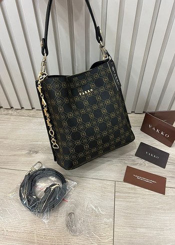 Vakko Kahverengi Deri Tokalı Kadın Çanta - Görsel 3