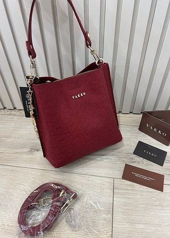 Vakko Kahverengi Deri Tokalı Kadın Çanta - Görsel 7