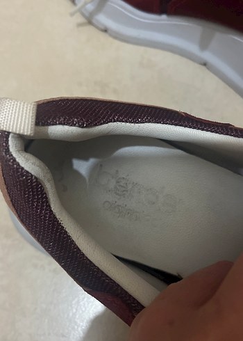 39 Beden Beymen blender Bordo Bağcıklı Kadın Spor Ayakkabı