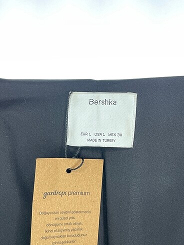 l Beden gri Renk Bershka Blazer %70 İndirimli.