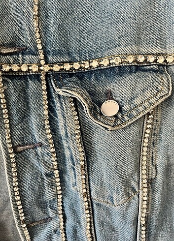 xs Beden Guess taşlı kot ceket